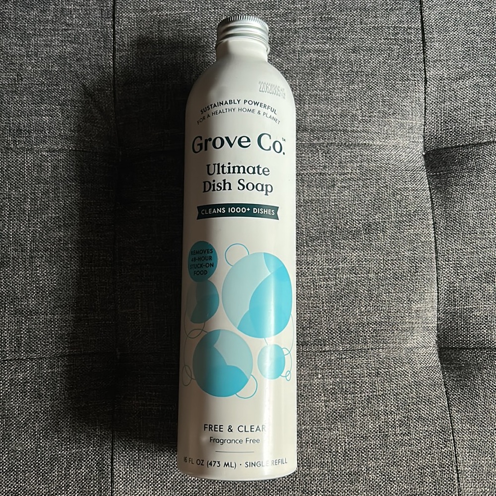New 16 fl oz Grove Co. Ultimate Dish Soap - Picture 3 of 3
